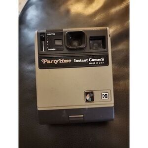Vintage Kodak Partytime Instant‎ Camera Retro USA Untested